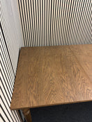 Solid oak large rectangular extendable dining table (H 75 x L 150, 240 extnd x W 95 cm) 43852