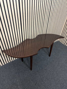 Mahogany ornate shaped top coffee table 44024
