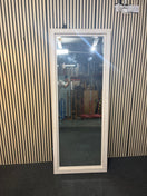 Full length mirror (193 x 75 cm) cream border  44199