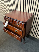 Switch Ornate curved front 2 door 2 drawer chest on stem legs 2425 3 image