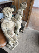 Set of Male and Female concrete classical garden features (Heights 115 cm)  44351