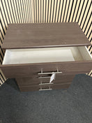 Switch 5 drawer grey laminate chest of drawers (H 92 x W 75 x D 40 cm)  44397 - image 3 3 image