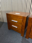 Switch Solid mahogany 2 drawer bedside locker (SET OF 2)  44400 - image 3 3 image