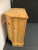 Switch Waxed pine corona 2 door corner TV unit (H 75 x W 85 x D 43 cm) 2225 3 image