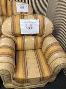 Switch 3+1+1 mixed cream fabric sofa suite with gold detailing 43677 3 image