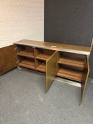 Switch Large 3 door stainless steel and wenge sideboard 1800Lx800Hx450D 3225 2 image