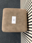 Switch Solid Wood Framed Bar Stool With Brown Fabric 3126 3 image