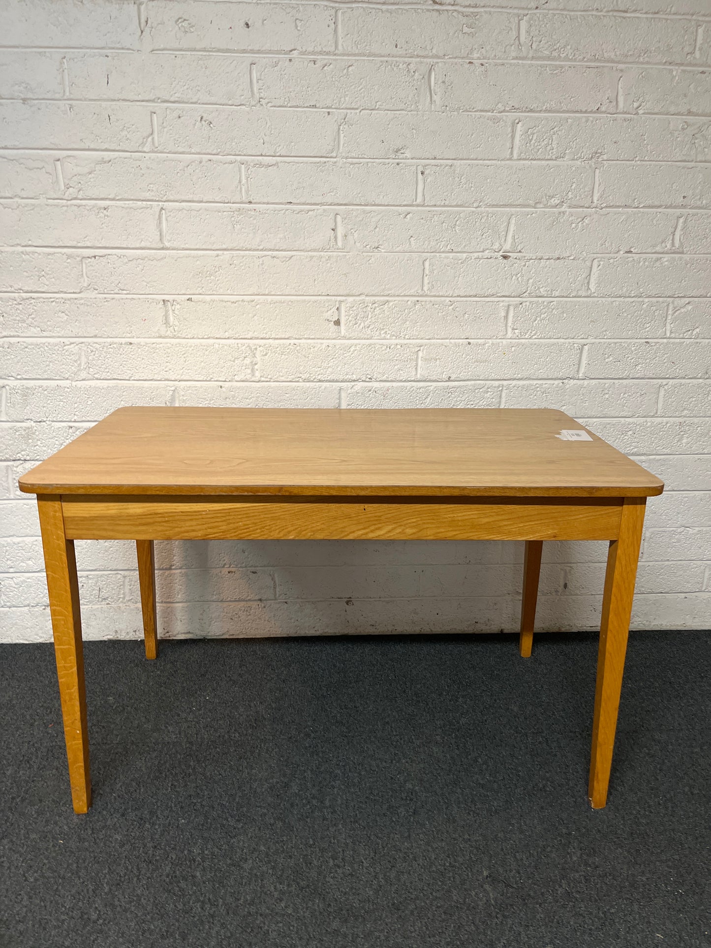 Pine laminate dining table (L 122 x W 71 cm) 1325