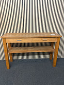 Switch Solid wood large long 2 drawer console table (H 88 x W 135 x D 44 cm) 2 image