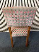 Switch Pink and grey polka dot fabric dining chair  2425 3 image
