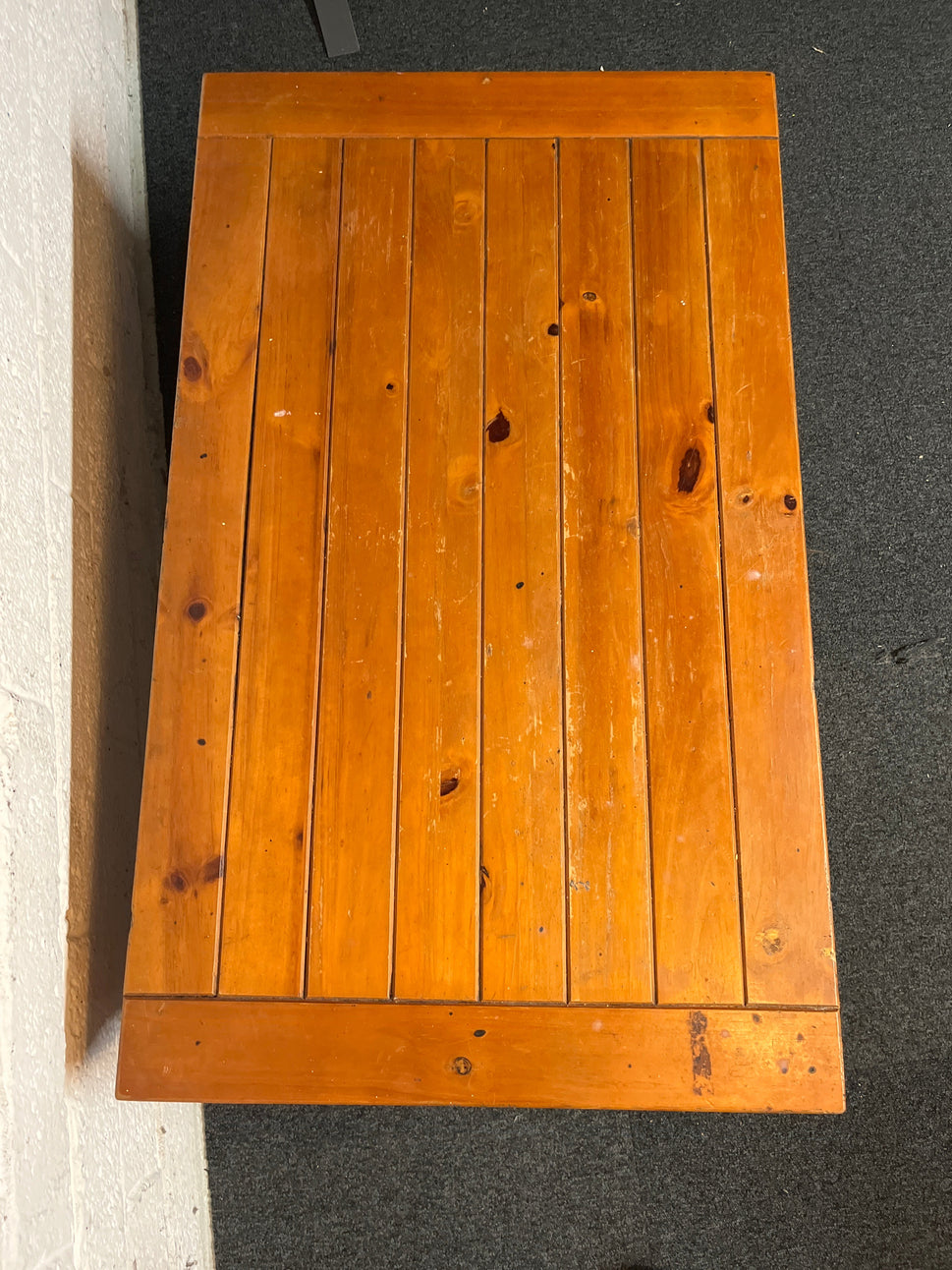 low pine 1 drawer coffee table (H 65 x W 90 x D 45 cm) 3225