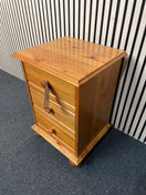 Switch Natural pine 3 drawer bedside locker  2425 2 image