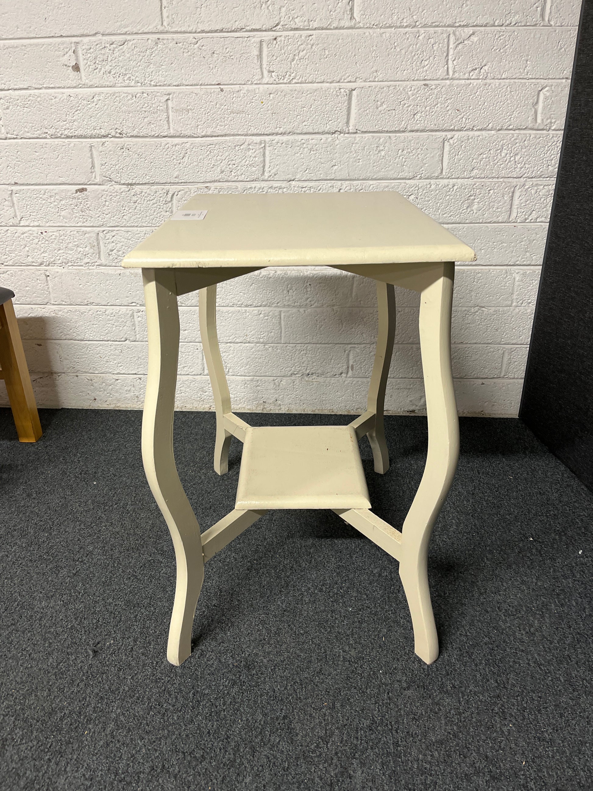 Cream solid wood console table ( H 729 x W 610 x D 460 mm) 3125