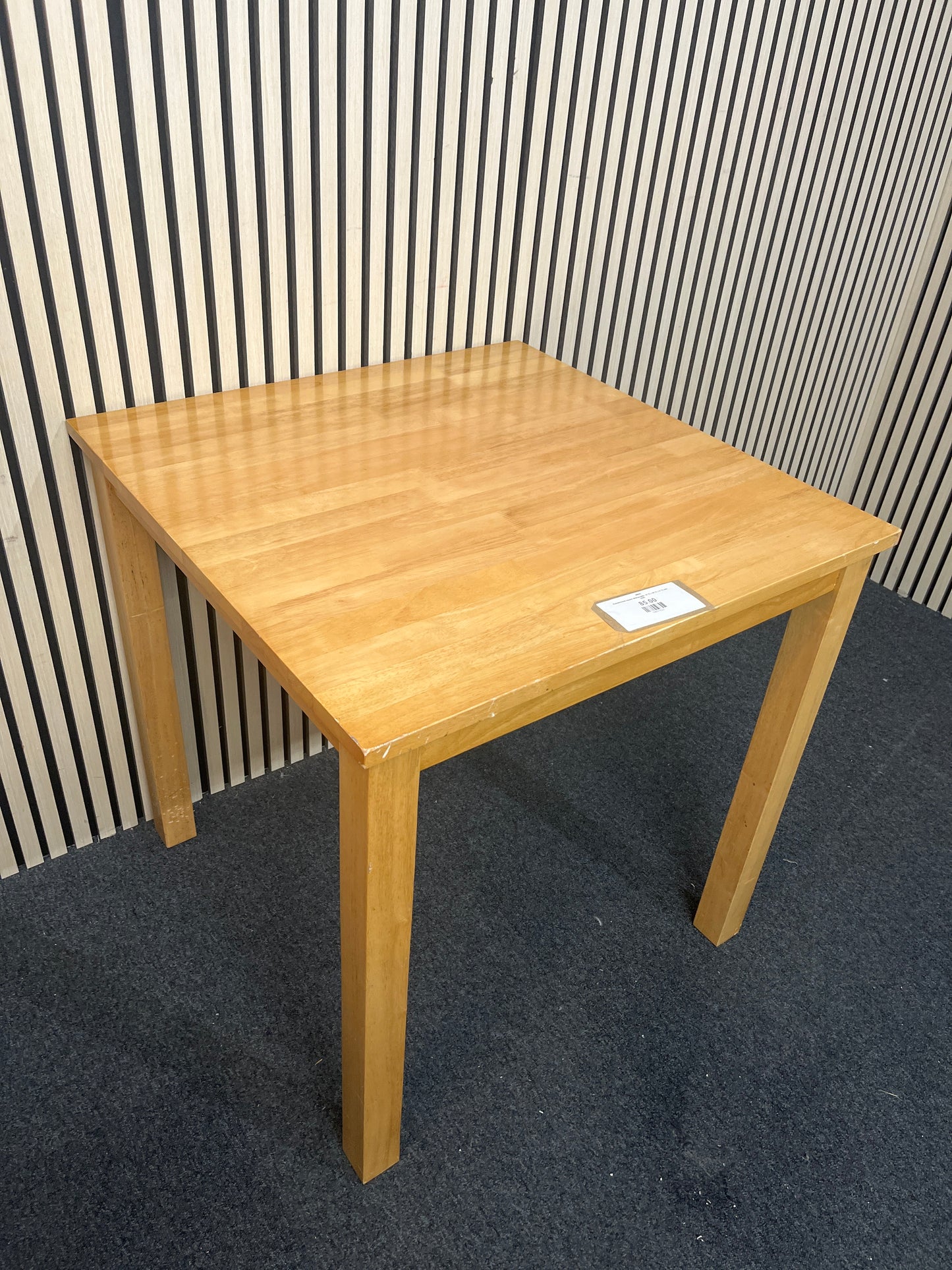 Rubberwood square dining table  (H 76 x W 75 x D 75 cm) 3325
