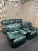 Switch 3+1+1 dark green soft leather suite  2425 2 image