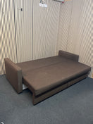 Switch Large 3 seater Ikea brown fabric sofa bed (Width 230 cm) 43340 3 image