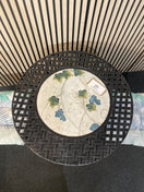 Switch Black lattice metal outdoor circular table with 2 no. matching chairs  (70 cm diameter) 2425 2 image