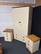 Switch Natural pine and cream 2 door 2 drawer wardrobe (H 1810 x W 860 x D 580 mm)  1225 3 image