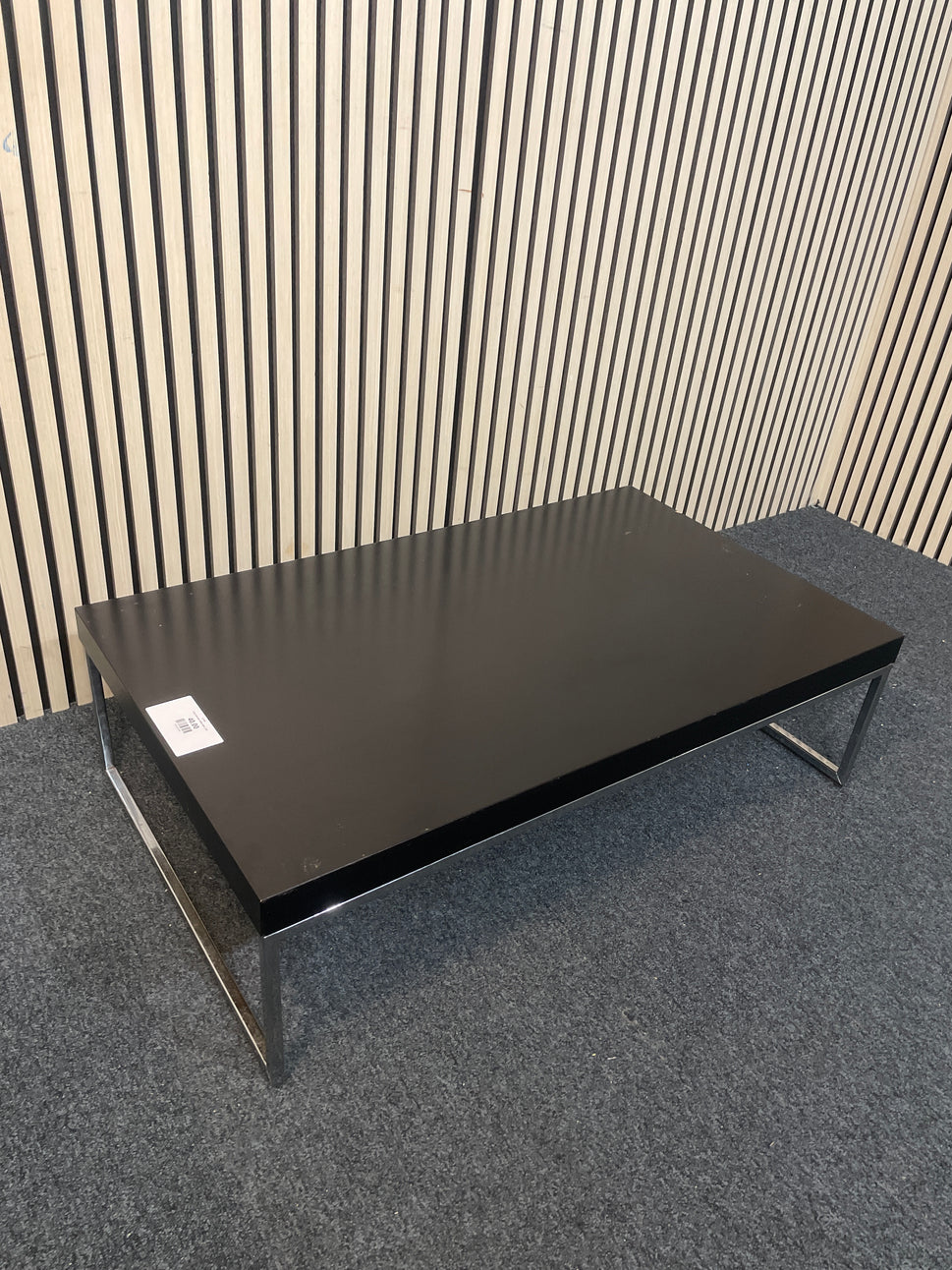 black laminate coffee table  2425