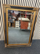 Switch Ornate Black and Gold Large rectangular Bevelled Framed mirror (79 x 110 cm) 1126 2 image