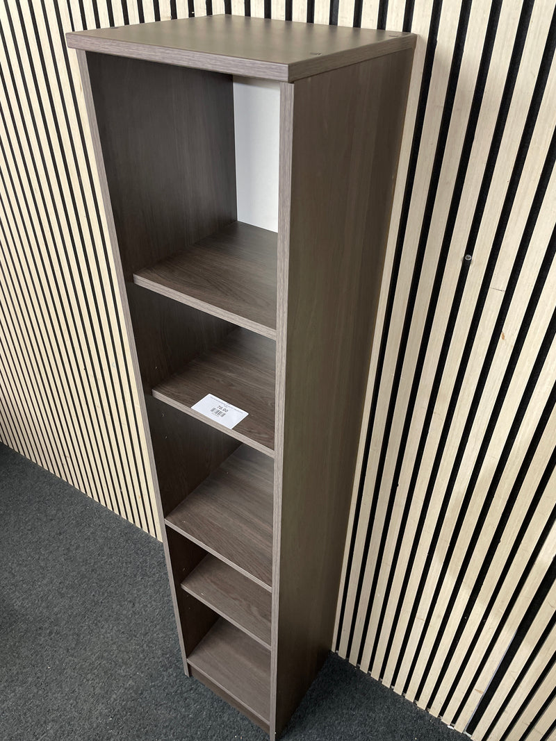 Grey oak laminate tall slim storage unit  35Wx32Dx181H  44544