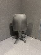 Switch Charcoal fabric second hand swivel chair with height adjustable arms 2 image