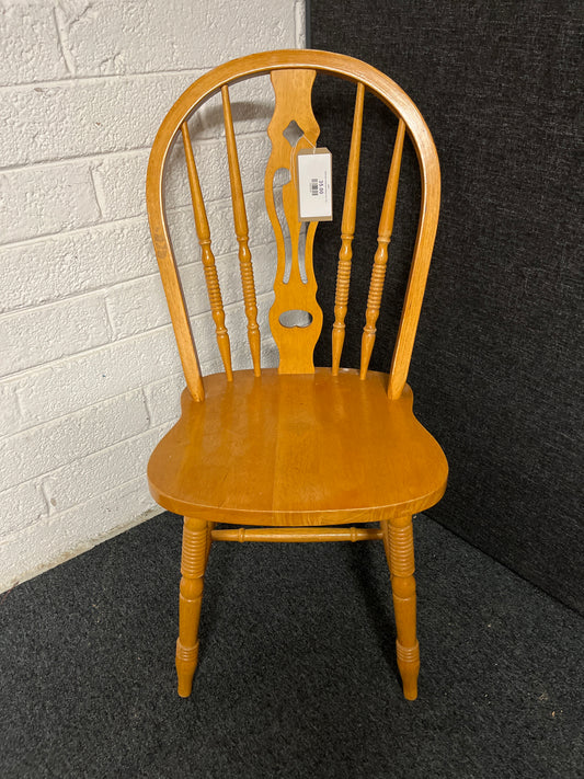 Solid pine round back dining chair 3125