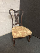Switch Occasional mahogany framed dining chair, pattern seat fabric 3225 2 image