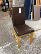 Switch Leather dining chair with pine frame 2125 3 image