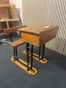 Switch Vintage Single-seater school desk with integrated bench  44251 3 image