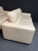 Switch 3+2 Cream leather sofa suite 3225 3 image