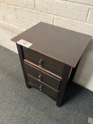 Switch Dark wood laminate 3 drawer locker 2225 3 image