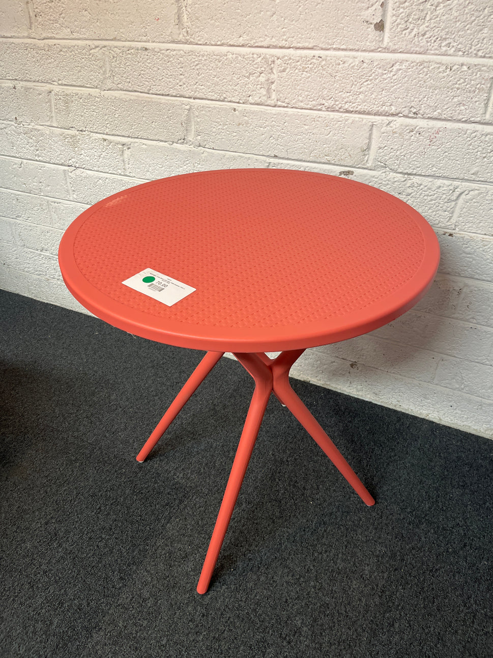 NEW Millie Trellis Bistro side table 700W diameter 750H in DUSTY PINK
