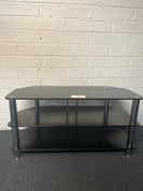 Switch Black glass large tiered TV unit (H 53 x W 105 x D 45 cm) 3225 2 image