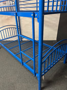 Switch 3ft blue powder coated metal framed bunk bed frame 1225 2 image