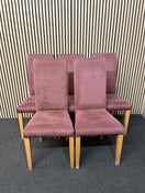 Switch High back wine fabric dining chair (SET OF 5) 2226 2 image