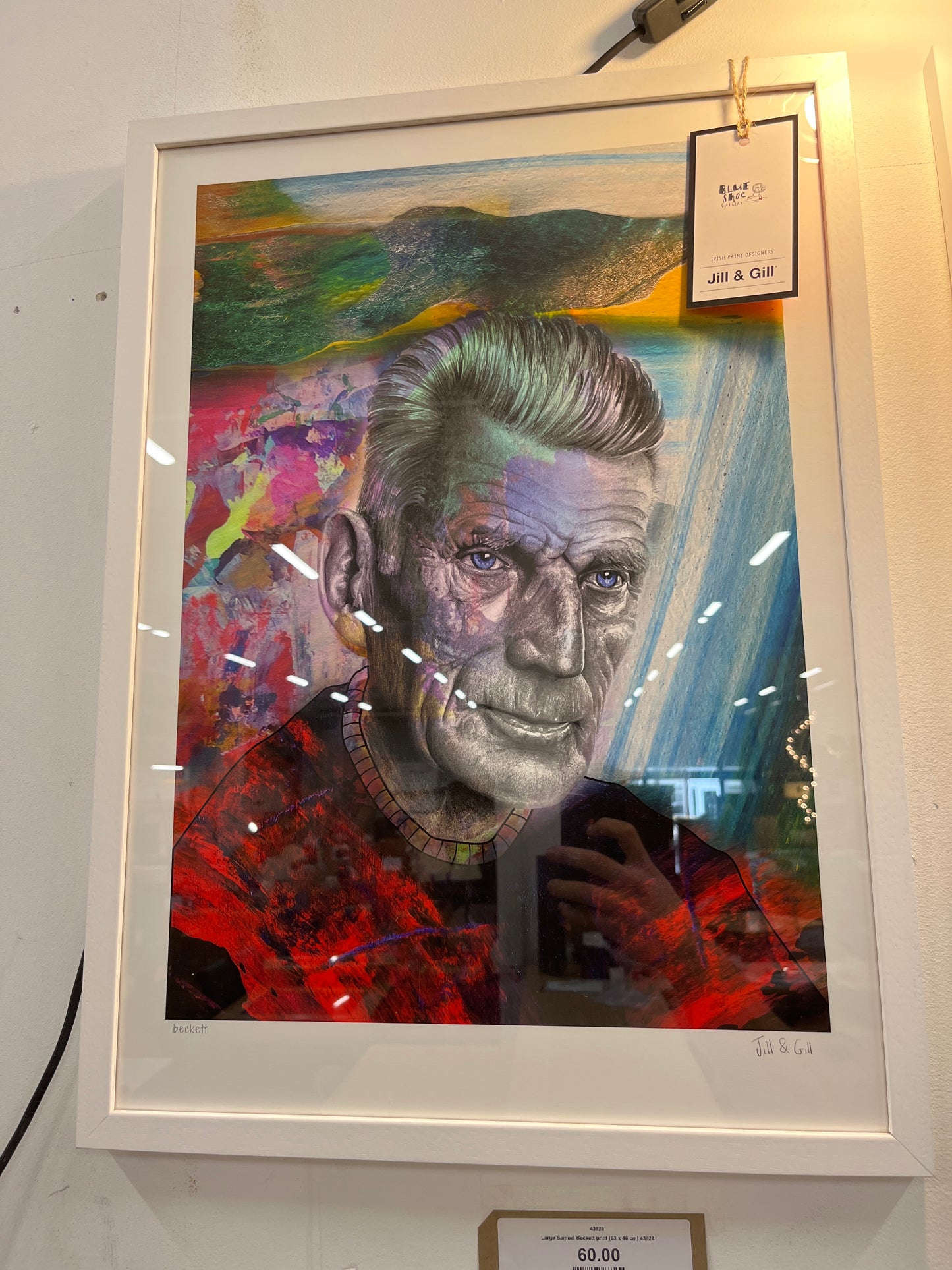 Large Samuel Beckett print (63 x 46 cm) 43928