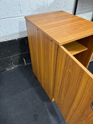 Switch Teak laminate 1 door locker with internal shelves 72Hx42Wx54D 3 image