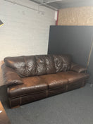 Switch Large 8ft wide brown leather sofa suite (1200D) 3225 2 image