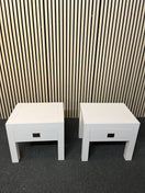Switch 1 drawer bedside locker in white (SET OF 2) 3126 2 image