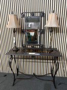 Switch Black and glass console table (H 76 x W 102 x D 42 cm) 3126 2 image