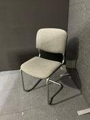 Switch Chrome framed cantilever meeting chair with charcoal fabric seat and back  1425 2 image