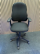 Switch Black Second Hand Vantage Swivel chair with height adjustable arms- various condition 2 image