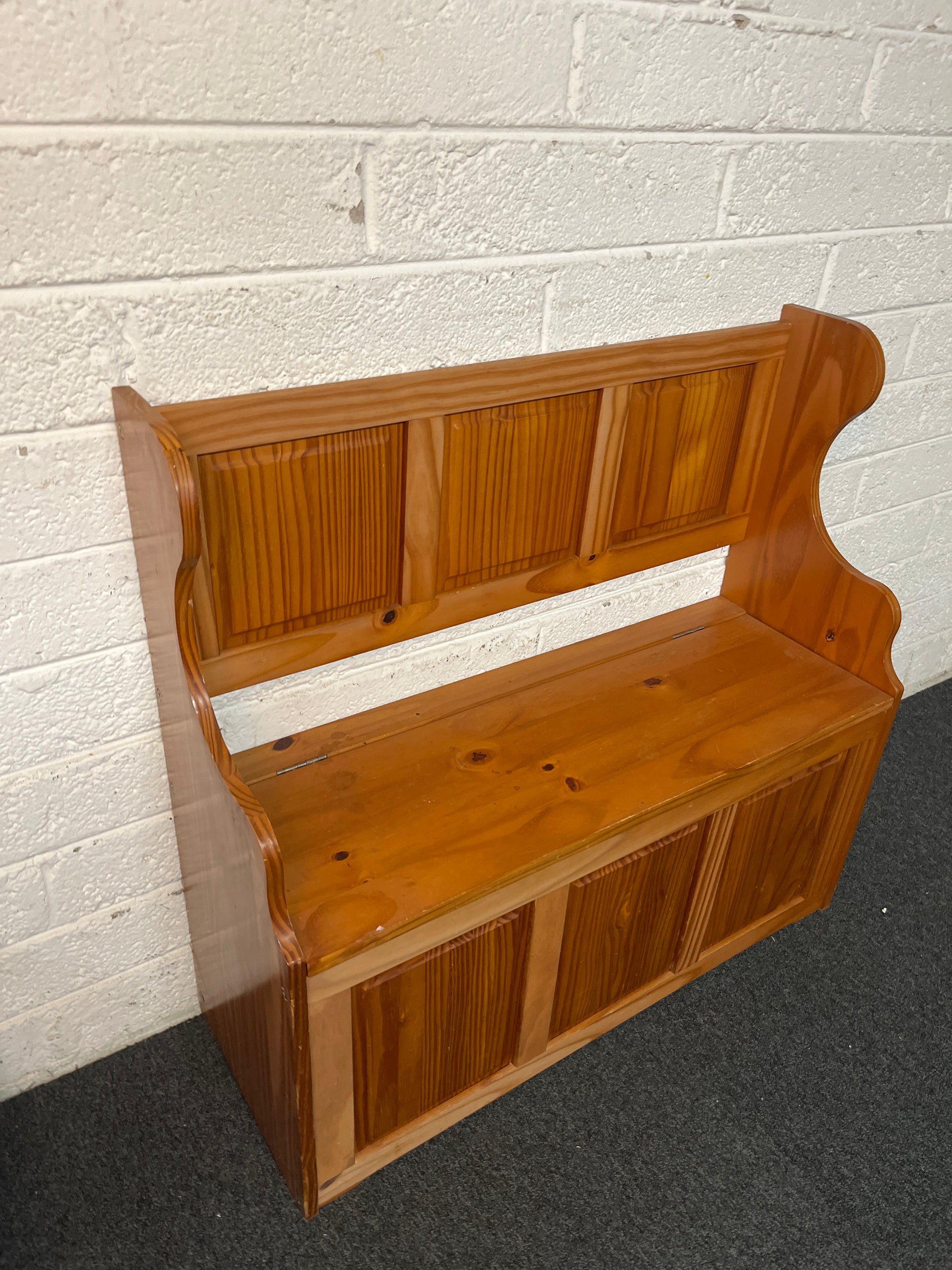 solid Pine monks bench  1325