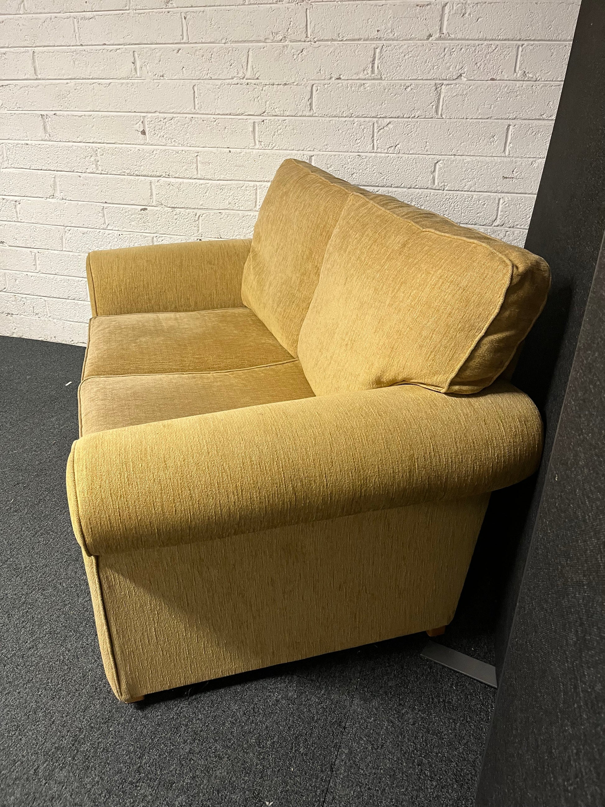 Cream fabric 2 seater sofa  1225