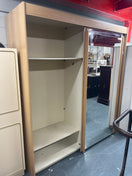 Switch Tall beech laminate mirrored sliding door wardrobe (H 216 x W 200 x D 65 cm) 3225 2 image
