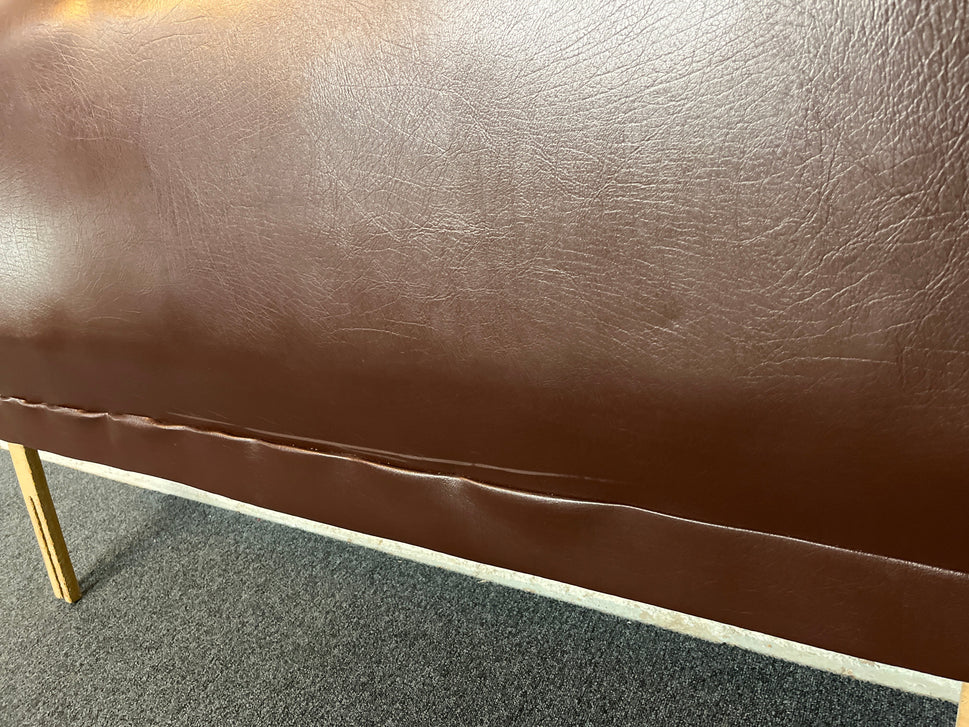 5ft brown pu leatherette headboard  2225