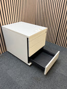 Switch White metal 3 drawer mobile pedestal 3 image