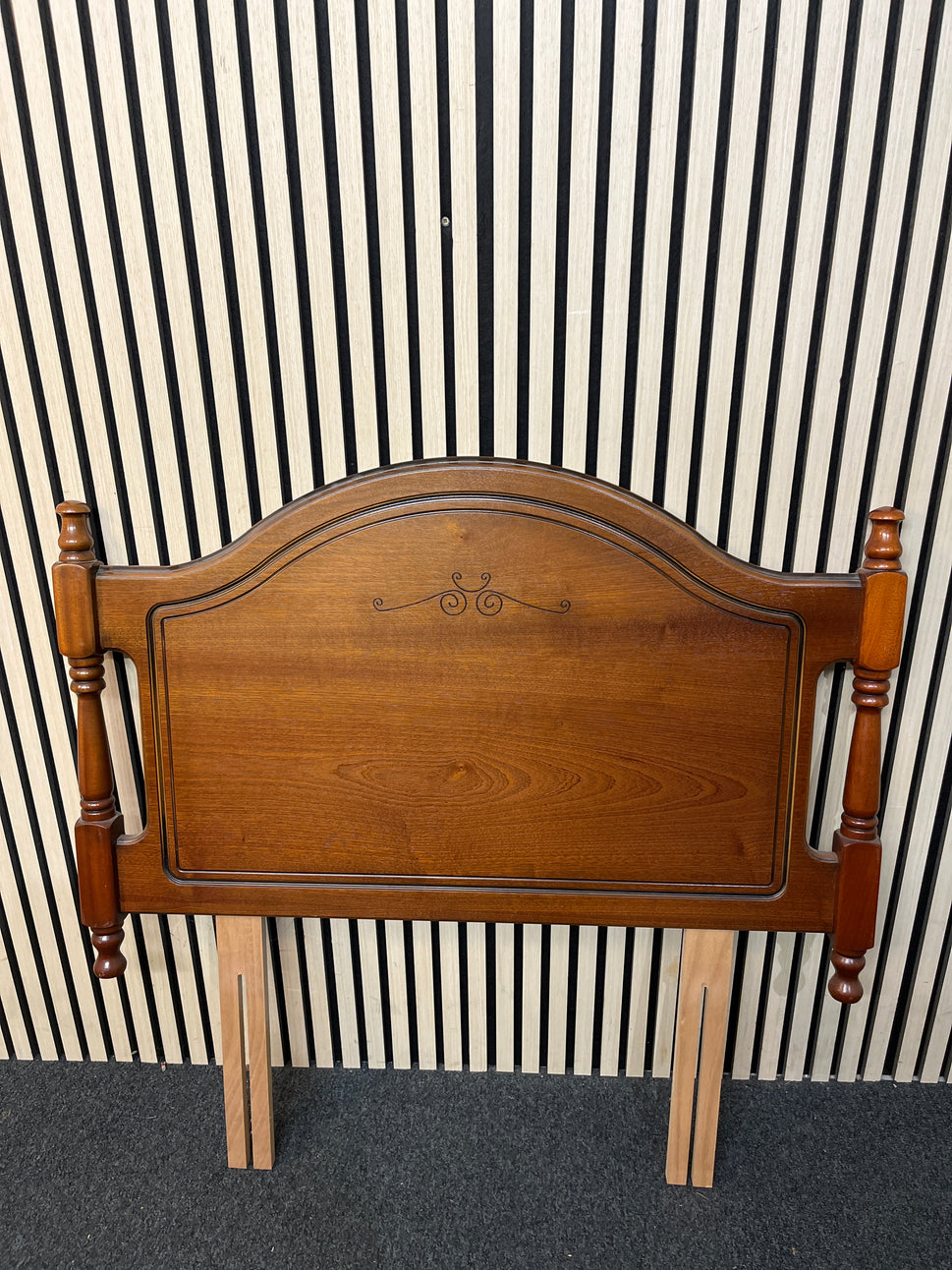 3ft high end mahogany headboard 2425