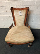 Switch Low fabric bedroom chair on castors mixed fabric 3225 2 image